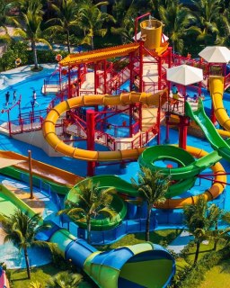 Where excitement flows endlessly and laughter fills the air, dive into a world of refreshing fun, perfect for every age at Aqua World Water Park.
-----
Nơi niềm vui tuôn chảy bất tận và tiếng cười giòn tan dưới nắng, Cùng đắm mình trong thế giới giải trí sảng khoái dành cho mọi lứa tuổi tại Aqua World Water Park.
----
#NewWorldPhuQuocResort #NewWorldHotels