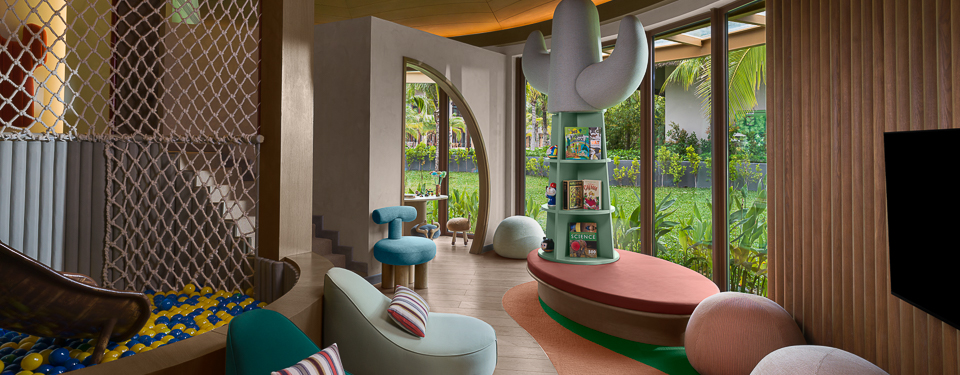 Không gian năng động và sáng tạo tại Khu vui chơi trẻ em, New World Phú Quốc Resort