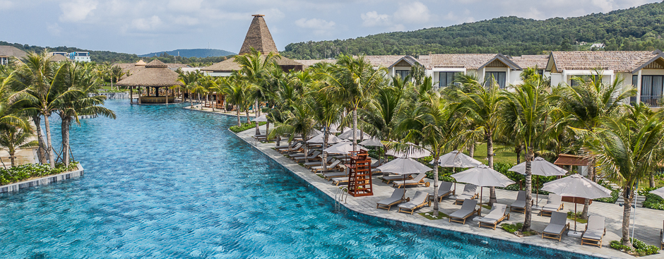 Infinity Pool at the New World Phu Quoc Resort in Vietnam
